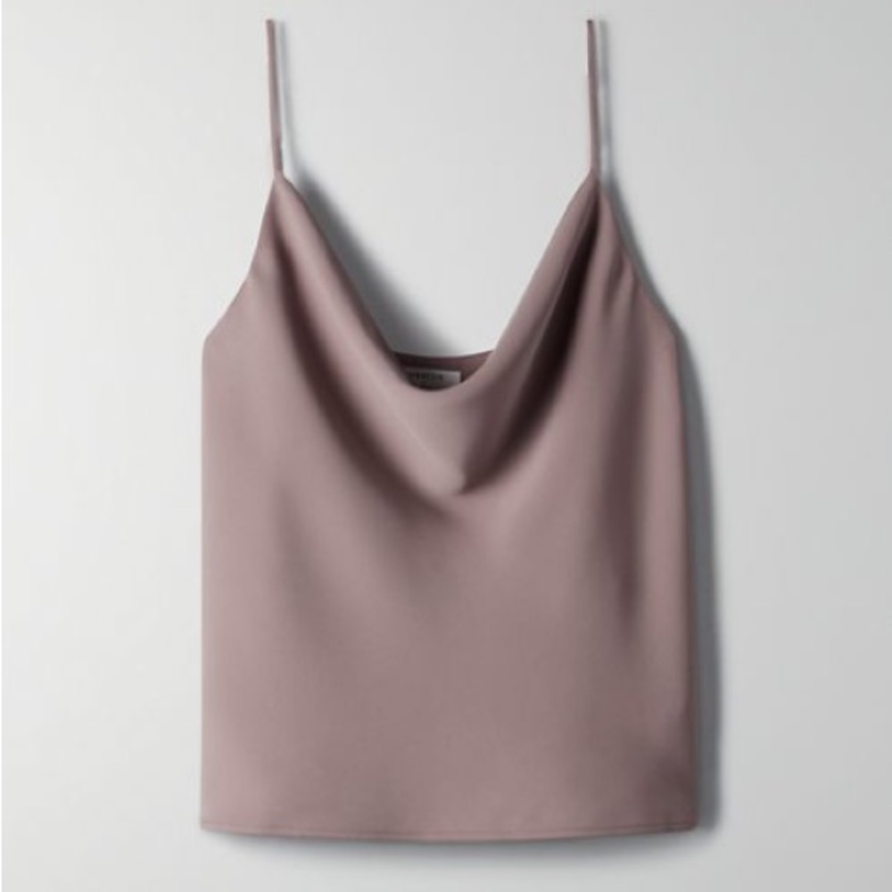 ARITZIA BABATON COWLNECK CAMISOLE